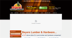 Desktop Screenshot of beyerslumber.com